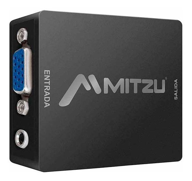 Convertidor Mitzu Vga Hdmi Con Audio/Full Hd/Cable MHD-1022