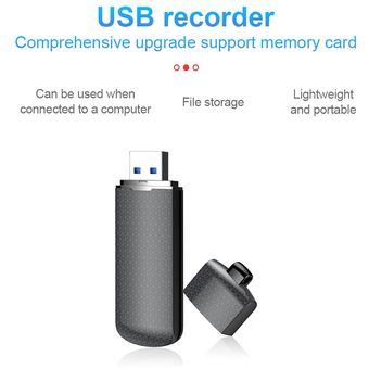 Unidad Flash USB pequeña grabadora activada por voz Oculta digital 