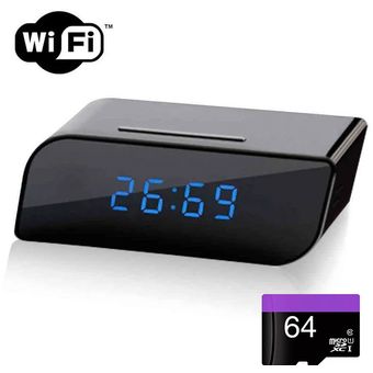 Reloj Mini Camara Espia Wifi Fullhd Seguridad + Memoria 64gb