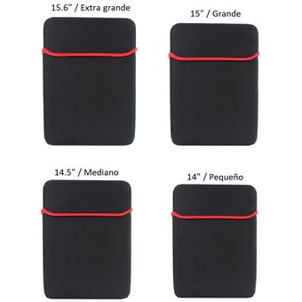 Funda portátil neopreno 14 pulgadas + Protector teclado silicona