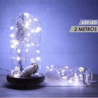 Luces Micro Led Decoración Luz Alambre Led Pilas Incluidas