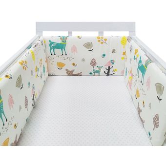 decoración para el hogar juego de cama para dormitorio de bebé almohadas para cama de bebé cojín Protector de cuna Parachoques para cuna de bebé alrededor 