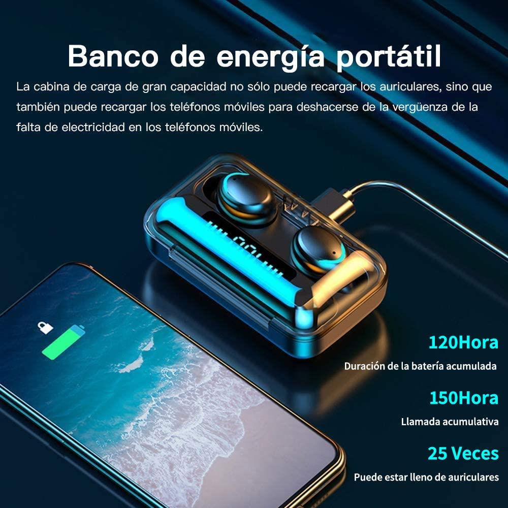 Audífonos Bluetooth Touch Inalámbrica Contra Agua c Microfono