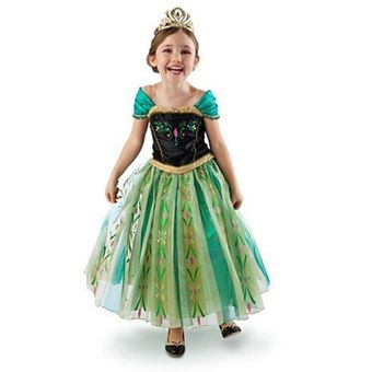 Vestido Con Diseño De Princesa Anna Frozen Para Niña | Linio México -  ET172TB0FFYF6LMX