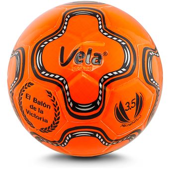 Balón Micro Fútbol No Naranja Neón 3,5 Vela 192 