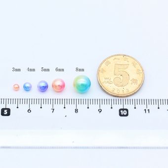 34681012 Mm Rainbow Beauty Round Segments Hecho De De 