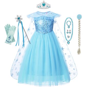 Vestido de Frozen para niñas ropa de princesa Elsa | Linio Perú -  GE582TB0SRW7JLPE