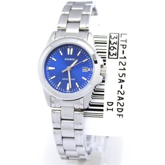 Reloj Casio LTP-1215A-2A pulsera plateado Azul