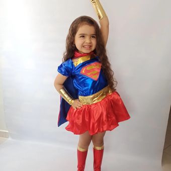 márketing absceso Construir sobre Disfraz Niña Supergirl Super Heroe Tutu | Linio Colombia - BR590TB1COH10LCO
