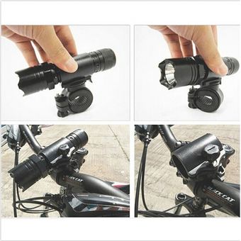 1PC LED Torch Bracket Mount Holder Sports Accessories Bicycle Lights Mount Holder 360 Rotation Cycl 