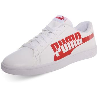 tenis puma smash v2 rojos