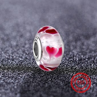 100% Auténtico 925 Perlas De Glaseado De Plata Esterlina De 