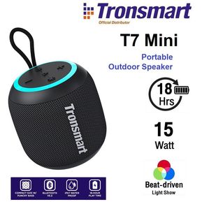 Parlante Bluetooth Tronsmart  T7 MINI Negro - Waterproof IPX7- 18hrs musica