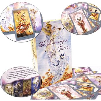 witchtarot78 hojas de carta de tarot UR bruja  juegos de color caja d 