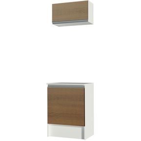 Mueble Despensa abierto Madesa Glamy, Agata, Stella 60cm con