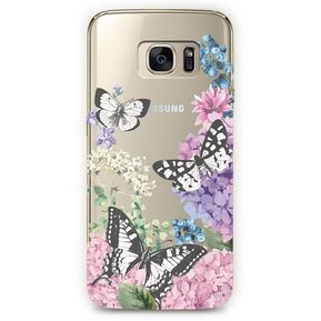Funda para Samsung Galaxy S7 - Paper Butterflies, TPU
