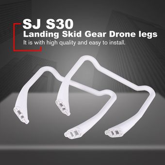 2 piezas de patín aterrizaje Drone patas ruedas trípode para SJ S20 