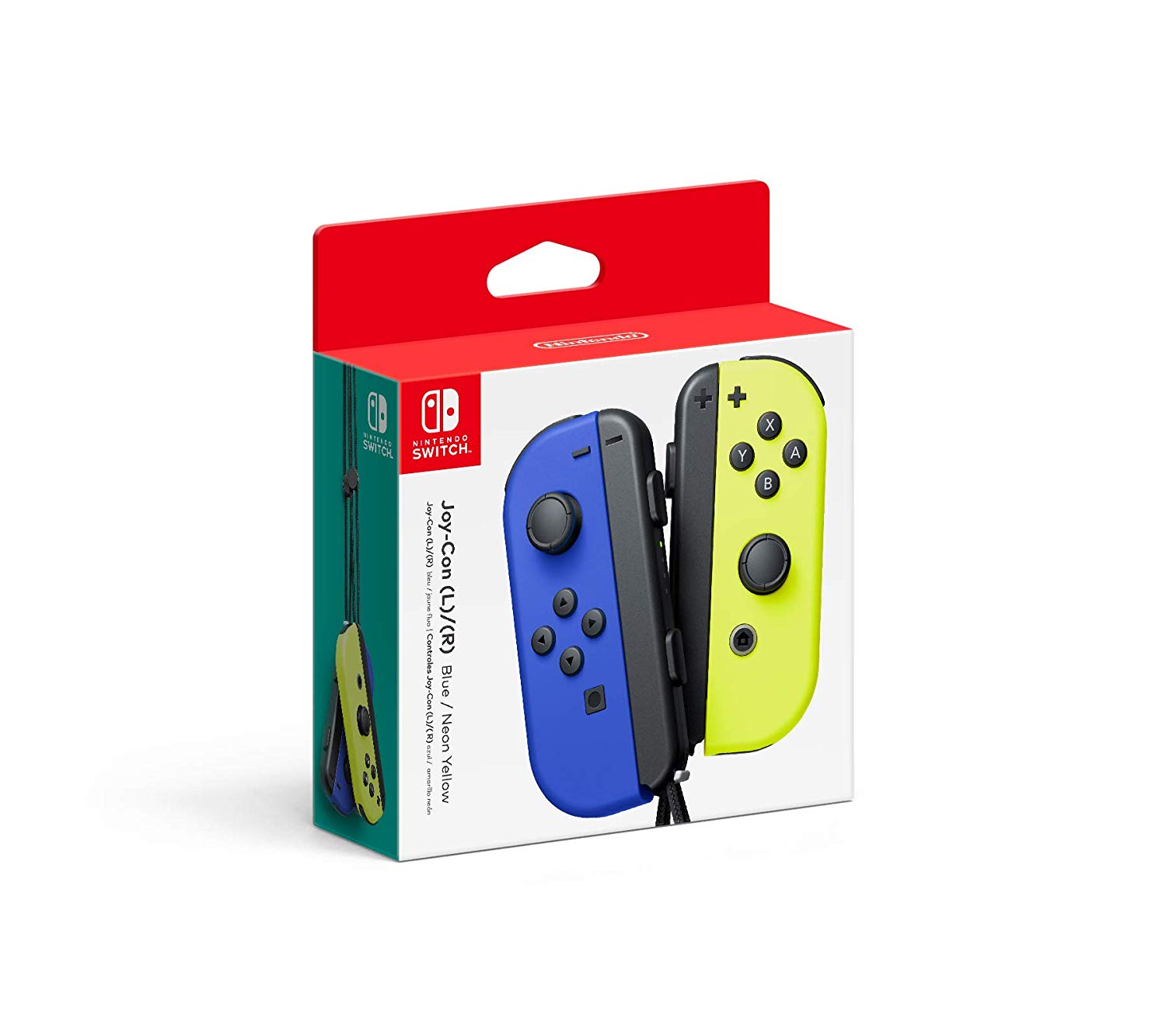 Controles Joy Con L y R Para Nintendo Switch Azul y Amarillo
