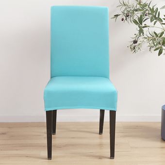 Anti-sucio asiento funda de LICRA para silla de cocina para del banquete de boda de la cena,el restaurante housse de chaise #sky blue 
