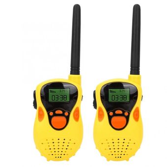 Radio electrónica Walkie Talkies Mini para niños llamada de voz 2 uds. comunicador portátil al aire libre 80-100M transceptor 