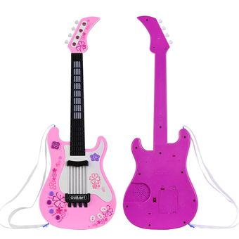 Guitarra pequeña para niños con ritmos luces y sonidos 