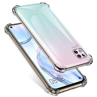 Mica más Funda Huawei P40 Lite Transparente Anti Golpes