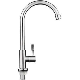 Steel Swivel Spout Single Handle Sink Kitchen Faucet Pull Down Spray Mixer Tap 