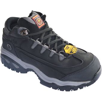 skechers steel toe mujer negro