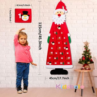 CalendarioAdviento de fieltro navideño de Papá Noel para | Linio México -  OE599HL1IO44HLMX