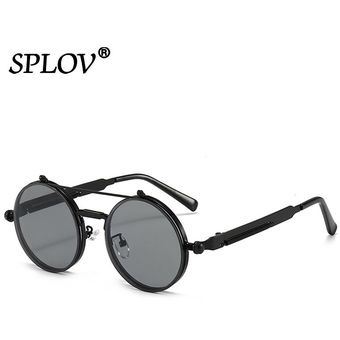 Gafas De Sol Steampunk Con Tapa Para Hombre Y Mujer Lentes De sunglasses 