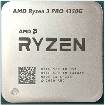 Procesador AMD Ryzen 3 Pro 4350G 3.8 GHz hasta 4.0 GHz con Radeon