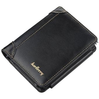 New Leather Men Wallets High Quality Zipper Short Desigh Card Holder Male Purse Vintage Coin Holder 
