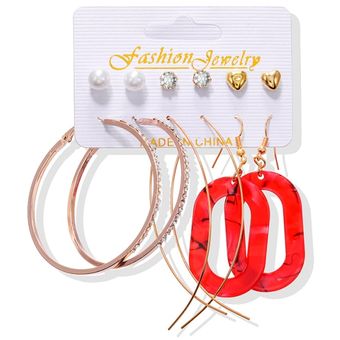 Pendientes De La Sra Volume Vintage Conjunto De Aretes De Pendientes De La Sra Volume Vintage Conjunto De Aretes De