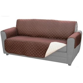 Generico - Protector Sofa 3 Puestos Doble Faz/ Cafe - Beige | Knasta  Colombia