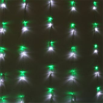 360LED Cortina Luces de hadas Cascada Boda de Navidad al aire libre 2.6mx2.5m MIXCOLOR 