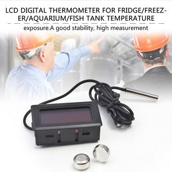 Termómetro digital LCD para NeveraCongeladorAquarium Fish Tanktemperatura 