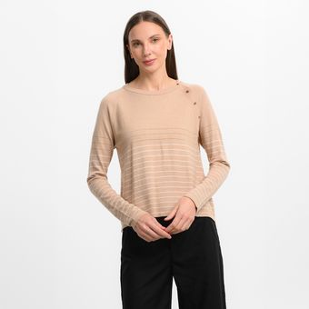 Sweater Mujer Cuello Redondo