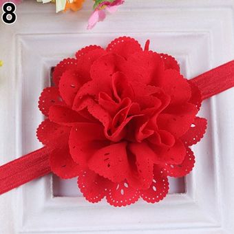 Linda Niña Niña Niño Hueco Encaje Flor Recién Nacido De 
