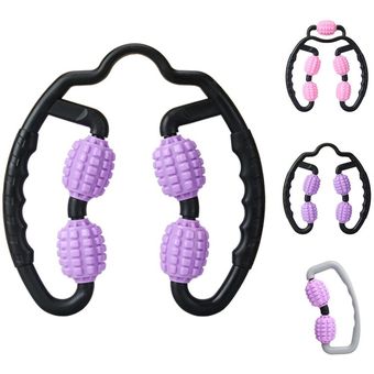 Rodillo de masaje de punto de gatillo para brazo,pierna,cuello,músculo,cuerpo,rodillo de relajación,abrazadera,palo de masaje,Yoga,Fitness,360 