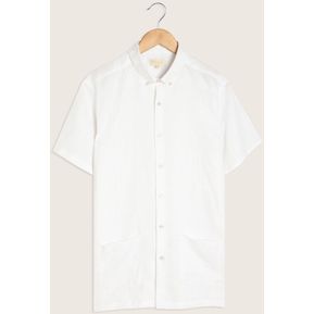 Camisa Hombre Patprimo Blanco Lino M/C 44030353-1259