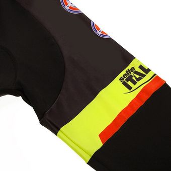 invierno amarillo ITALIA equipo Camiseta larga de Ciclismo pantalones de bicicleta para Hombre Ropa de Ciclismo polar térmico Ciclismo Maillot Culotte wear #Multi 