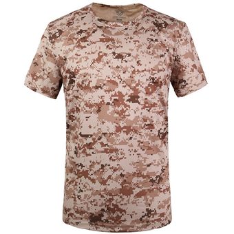 #6 prendas de vestir de manga corta de combate del Ejército de los Estados Unidos camisetas XYX camiseta transpirable de secado rápido Camiseta de camuflaje militar táctico para hombre 