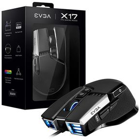 Mouse Gamer EVGA X17 Gaming Black 16000dpi 10 botones 8K RGB...