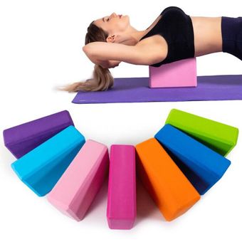 Bloque de EVA para Yoga y Yoga,ladrillo de espuma de alta densidad para Fitness,compatible con Pilates de Superficie suave,ayuda para la meditación y el equilibrio 