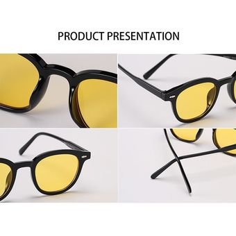 Jackjad Cool Vintage estilo redondo gafas de sol con gafasmujer 