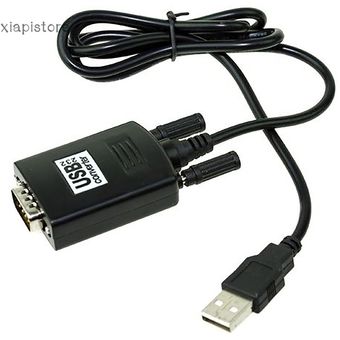 USB portátil a RS232 convertidor de adaptador de cable de conector de 9 pines para Win 7 8 MAC 
