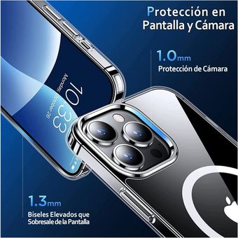 Funda Protector para iPhone 11 Pro Max de 6.5 Case Minimalista con Carga  Magnética e inalámbrica