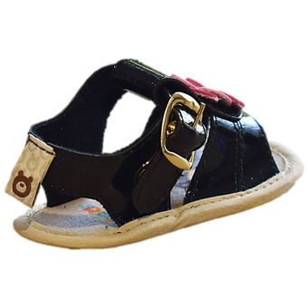 Sandalias Bebé Niña Meloso Zapato Negro 