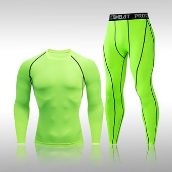 Conjunto deportivo de 2PC de y secado rápido para hombre ropa deportiva para entrenamiento de escalada 