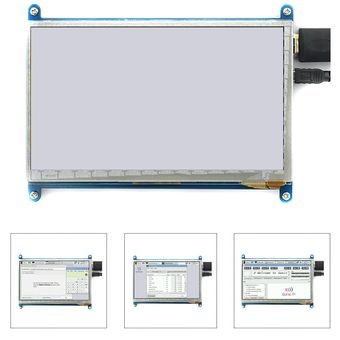 Altura Pantalla LCD compatible con HDMI Pantalla LCD de pantalla táctil capacitiva 1024X600 